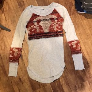 Free People Thermal Shirt